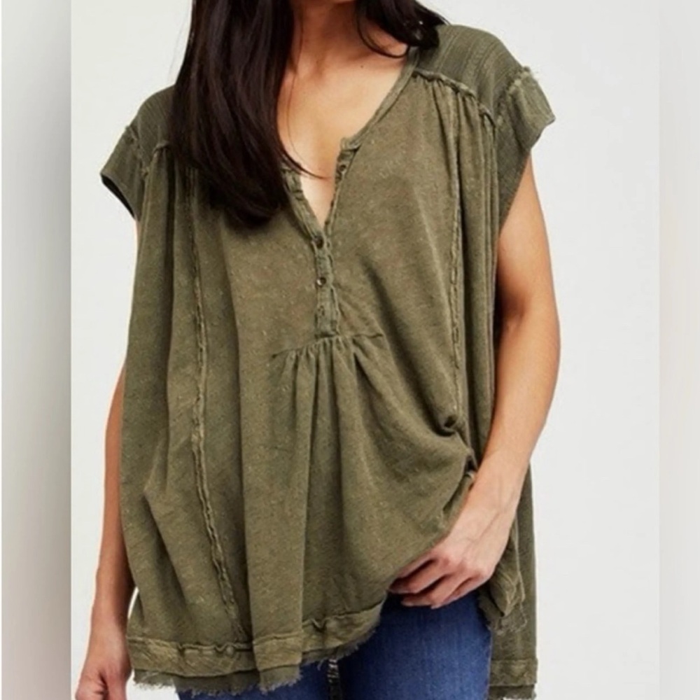 Free People oversized Tee